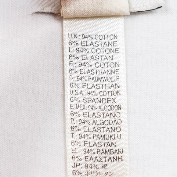 DIESEL Underwear The Essential V-Neck Short Sleeve T-Shirt Cotton White Mens L - Picture 6 of 6